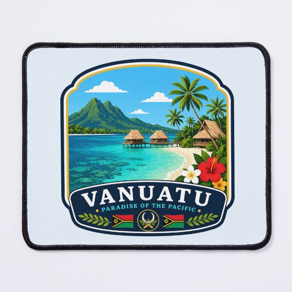 Item preview, Vanuatu - Tropical Island & Pacific Paradise designed and sold by Myra365Art.