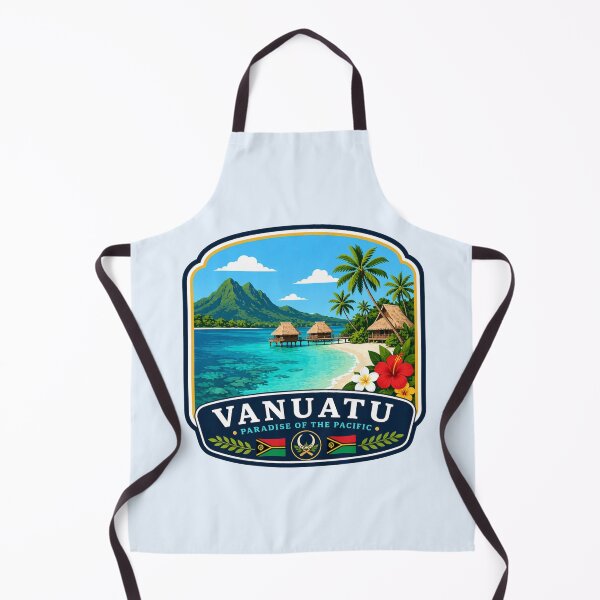 Item preview, Vanuatu - Tropical Island & Pacific Paradise designed and sold by Myra365Art.