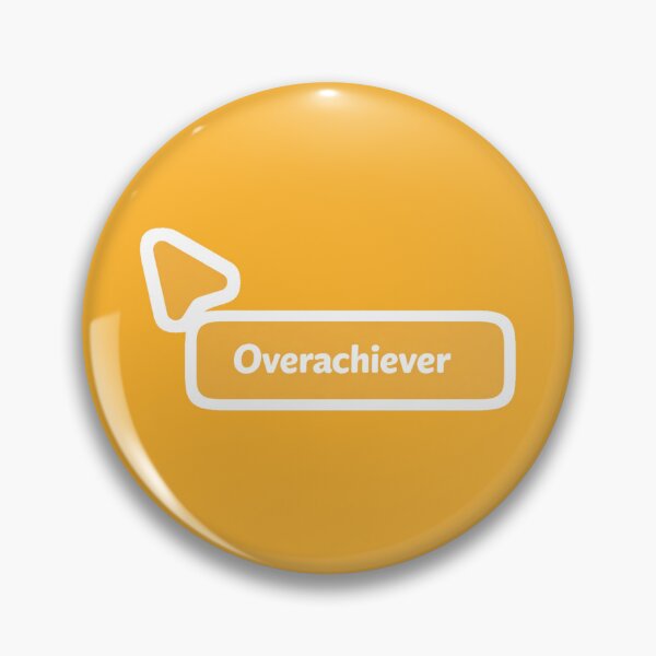 Item preview, Overachiever Sticker designed and sold by EuphoriaWithin.