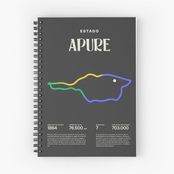 Item preview, Apure State, Los Llanos, Venezuela, Minimalist Art Map designed and sold by 1989Ve&Co.