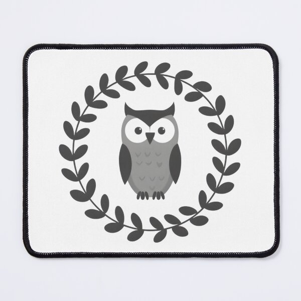 Item preview, Owl with Abstract Leaves Graphic designed and sold by SurajDesigns.