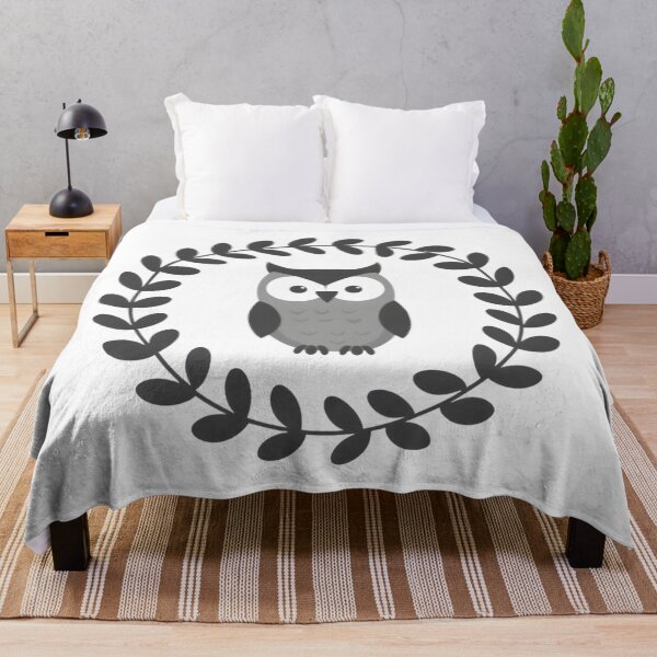 Item preview, Owl with Abstract Leaves Graphic designed and sold by SurajDesigns.