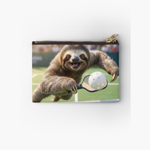 Item preview, Sloth Plays Pickleball With Keen Enjoyment designed and sold by Tridentulus.
