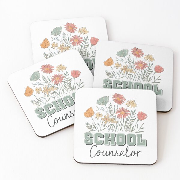 Item preview, School Counselor Staff Floral Wildflower designed and sold by KarimSoCute.