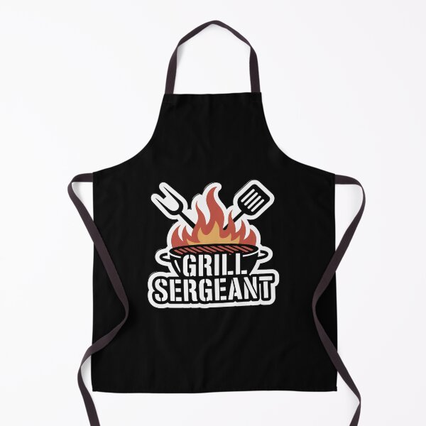 Item preview, Funny Grill Sergeant BBQ Grilling Dad Sticker designed and sold by FestivityFinds.