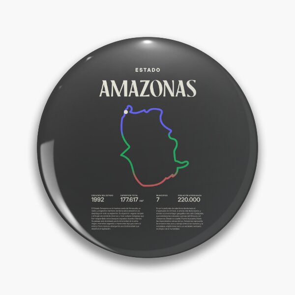 Item preview, Amazonas State, Puerto Ayacucho, Venezuela, minimalist art designed and sold by 1989Ve&Co.