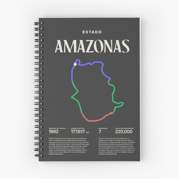 Item preview, Estado Amazonas Puerto Ayacucho Venezuela arte minimalista designed and sold by 1989Ve&Co.