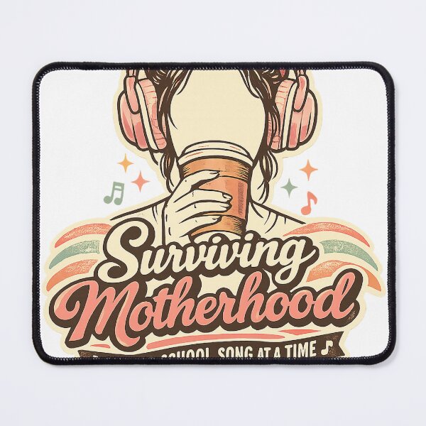 Item preview, Surviving Motherhood (One Old School Song at a Time) designed and sold by TiredMamaArt.
