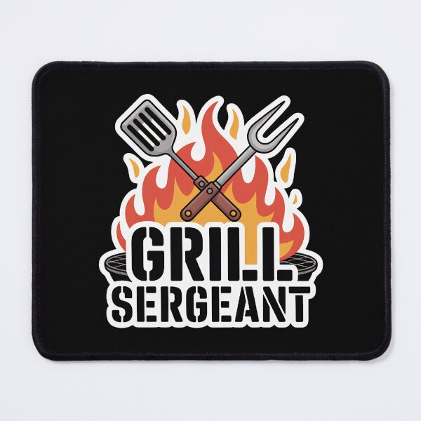 Item preview, Funny Grill Sergeant Dad BBQ Sticker Fathers Day Grill Master Gift designed and sold by FestivityFinds.