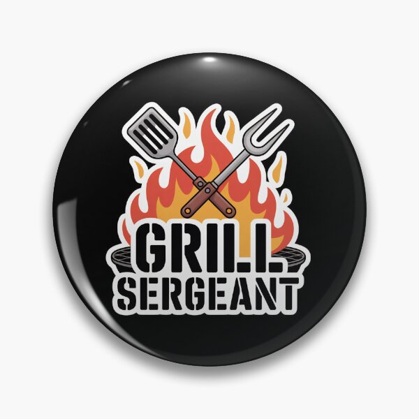 Item preview, Funny Grill Sergeant Dad BBQ Sticker Fathers Day Grill Master Gift designed and sold by FestivityFinds.