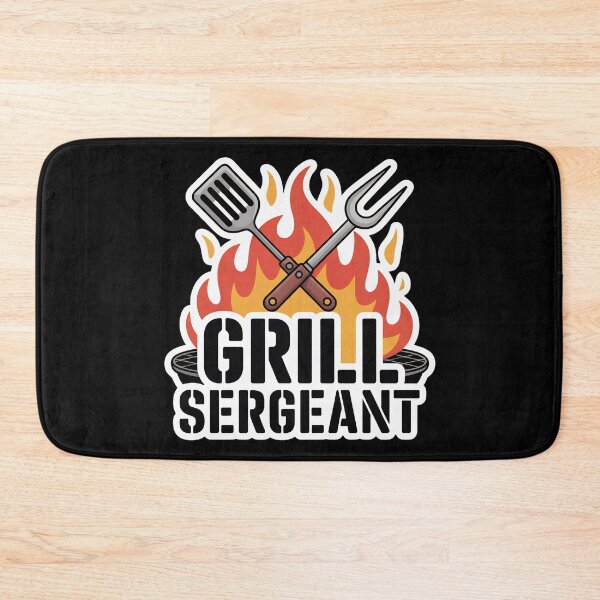 Item preview, Funny Grill Sergeant Dad BBQ Sticker Fathers Day Grill Master Gift designed and sold by FestivityFinds.