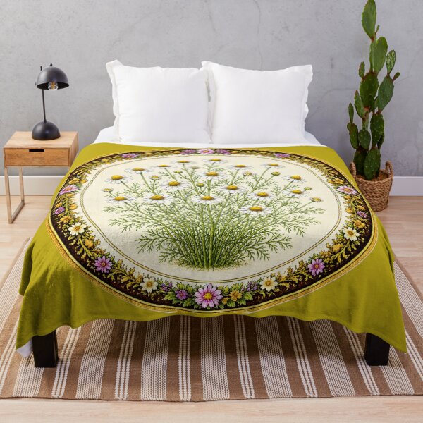 Item preview, Chamomile – Gentle Meadow Calm Herb Portrait designed and sold by TheJoyfulPen.