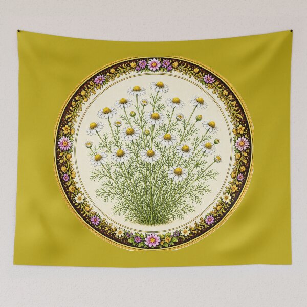 Item preview, Chamomile – Gentle Meadow Calm Herb Portrait designed and sold by TheJoyfulPen.