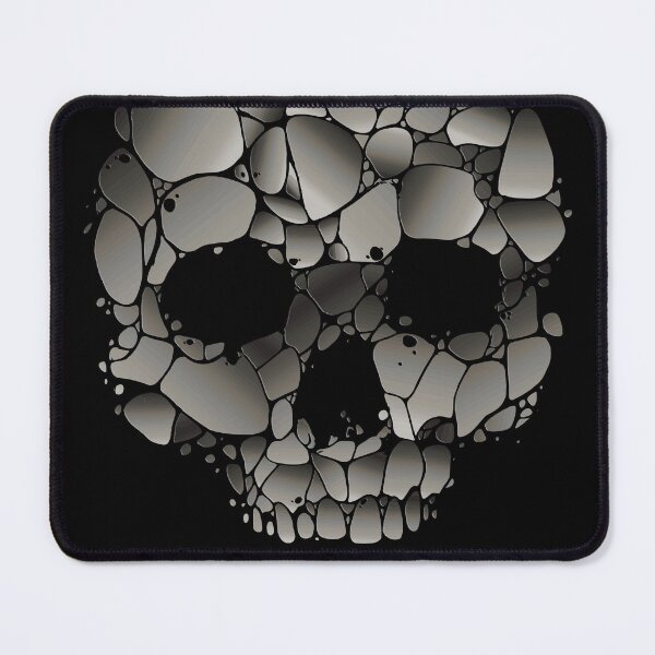 Item preview, Mosaic Stone Skull Abstract Geometric Art designed and sold by RamyGallery.