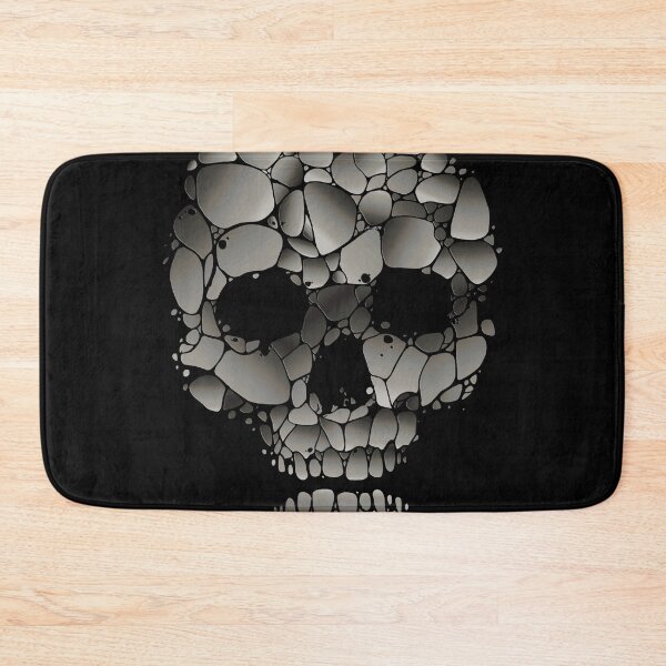 Item preview, Mosaic Stone Skull Abstract Geometric Art designed and sold by RamyGallery.