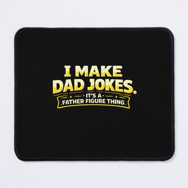 Item preview, I Make Dad Jokes It's A Father Figure Thing Funny Sticker designed and sold by FestivityFinds.