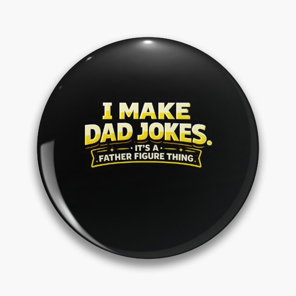 Item preview, I Make Dad Jokes It's A Father Figure Thing Funny Sticker designed and sold by FestivityFinds.