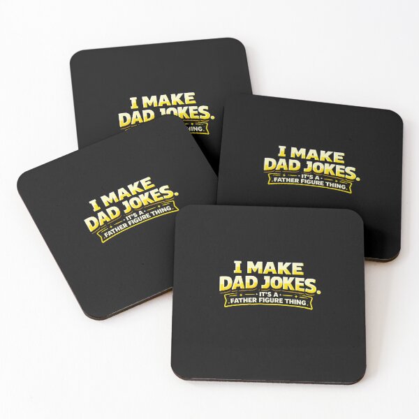 Item preview, I Make Dad Jokes It's A Father Figure Thing Funny Sticker designed and sold by FestivityFinds.