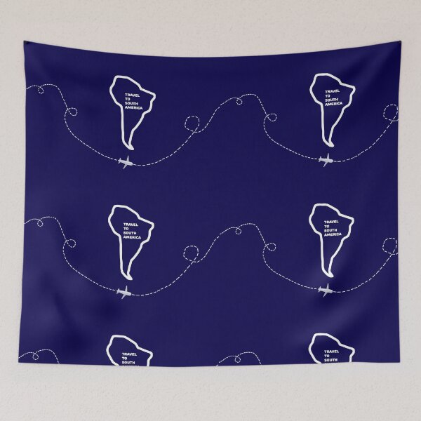 Item preview, Airplane route. Inverse trace. Travel to South America designed and sold by ArtEventET.