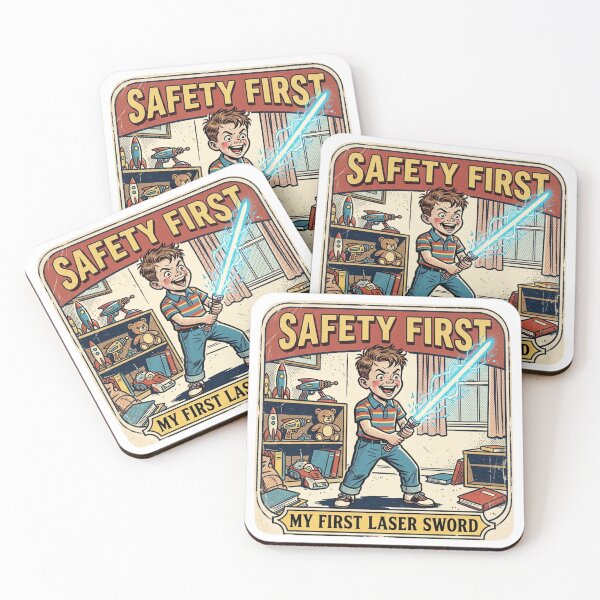 Item preview, Vintage Kitsch Space Wizard Safety Satire Art designed and sold by VelvetArchives.