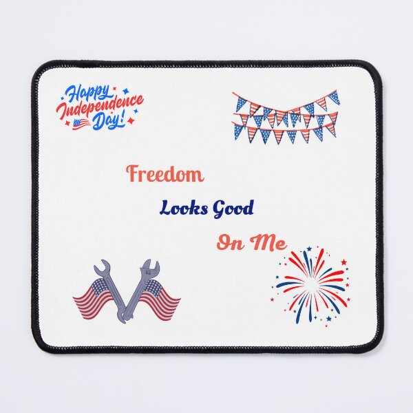 Item preview, Freedom looks good on me designed and sold by PrintvoraLab.