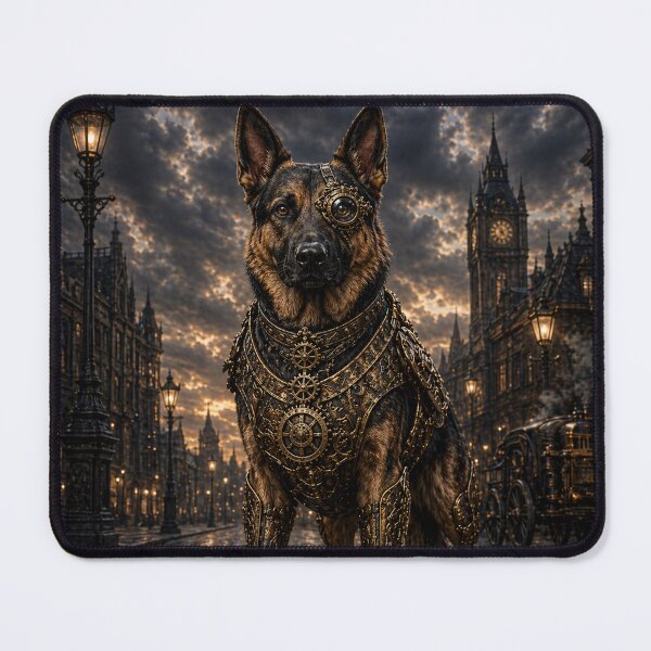 Item preview, Steampunk German Shepherd Shirt - Mechanical German Shepherd Art - Guard Dog designed and sold by Altered Art By Steve.