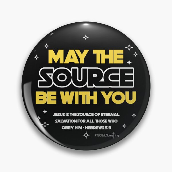 Item preview, May the SOURCE be with you Christian Star Wars outer space t-shirt designed and sold by FTLOG.