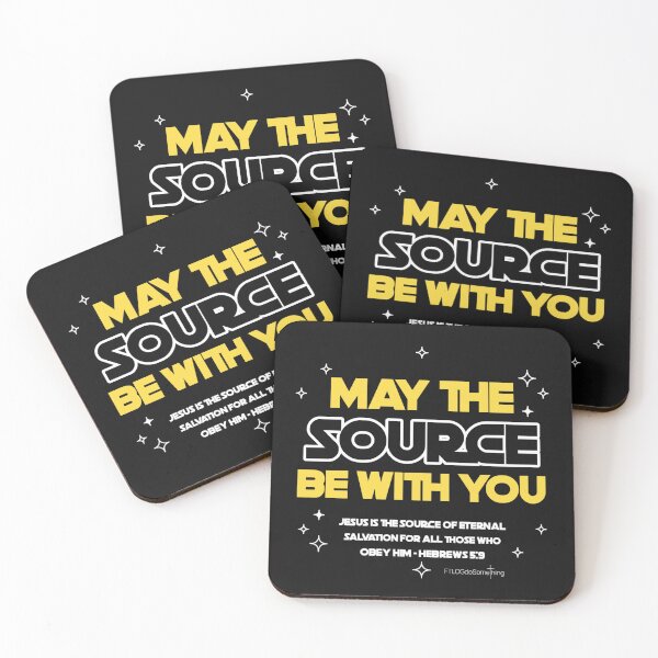 Item preview, May the SOURCE be with you Christian Star Wars outer space t-shirt designed and sold by FTLOG.
