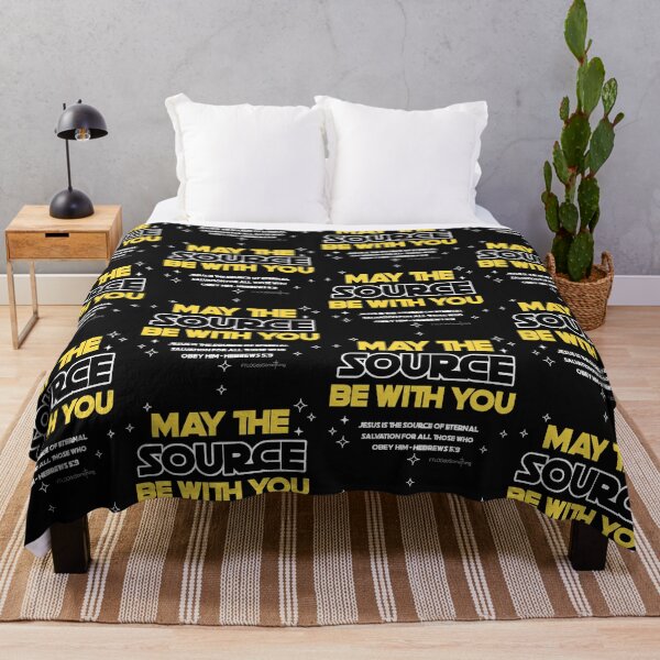 Item preview, May the SOURCE be with you Christian Star Wars outer space t-shirt designed and sold by FTLOG.