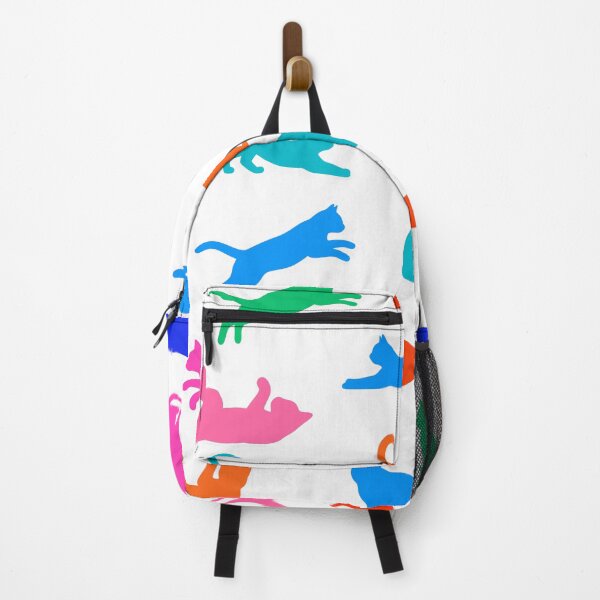Item preview, Color Cat Silhouette Pattern Minimal Cute Cats Seamless designed and sold by Timegraf.