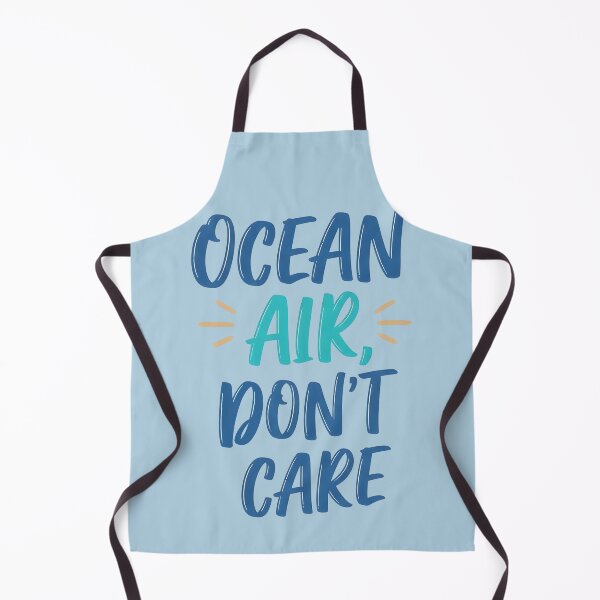 Item preview, Ocean Air, Don’t Care – Carefree Coastal Typography Design designed and sold by Sea Gem.