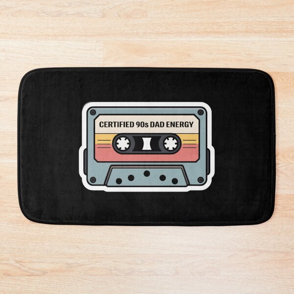 Item preview, Certified 90s Dad Energy Retro Cassette Tape Sticker designed and sold by FestivityFinds.