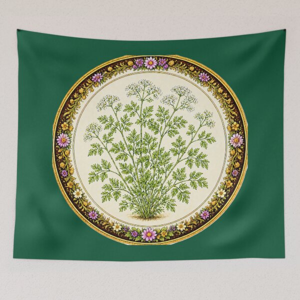 Item preview, Chervil – Delicate Garden Grace Herb Portrait designed and sold by TheJoyfulPen.