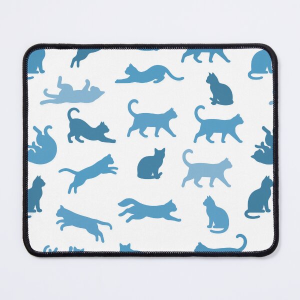 Artikelvorschau, Color Cat Silhouette Pattern Minimal Cute Cats Seamless entworfen und verkauft von Timegraf.