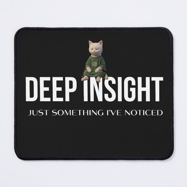 Item preview, Deep Insight Black Graphic Tee | Deadpan Minimal Text Design designed and sold by jipong.