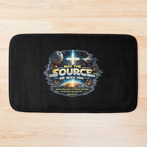 Item preview, May the SOURCE be with you Christian Star Wars outer space t-shirt  designed and sold by FTLOG.