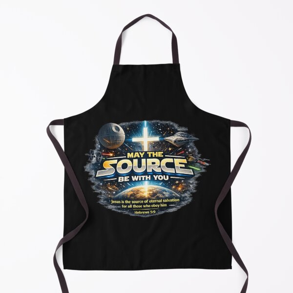 Item preview, May the SOURCE be with you Christian Star Wars outer space t-shirt designed and sold by FTLOG.