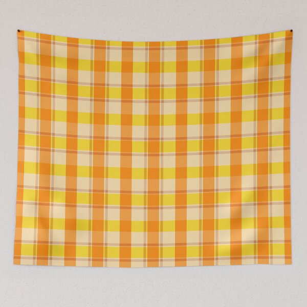Item preview, Sunshine summer plaid seamless pattern designed and sold by Bloomiastudio.