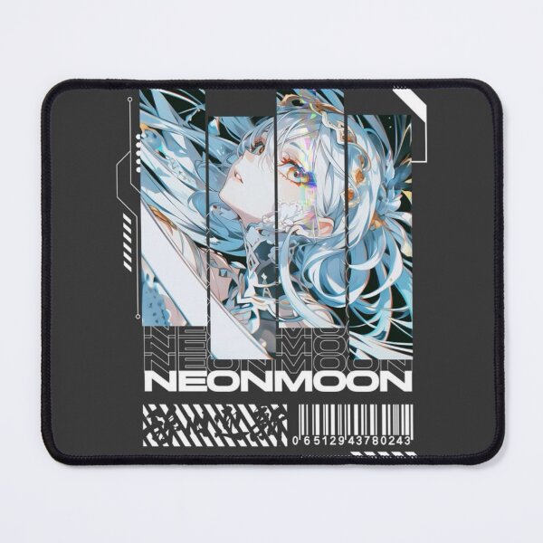 Item preview, Neon Moon: Cybernetic Anime Artwork – "NEONMOON" (ネオン・ムーン) Futuristic UI Edition designed and sold by Aniwhisper240.