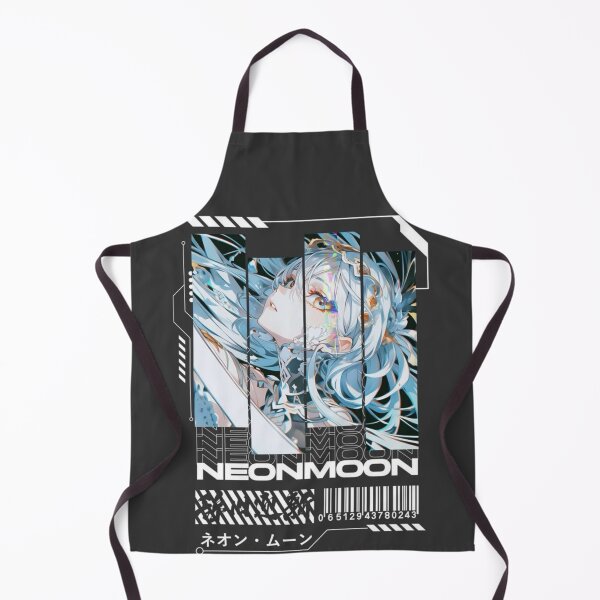 Item preview, Neon Moon: Cybernetic Anime Artwork – "NEONMOON" (ネオン・ムーン) Futuristic UI Edition designed and sold by Aniwhisper240.