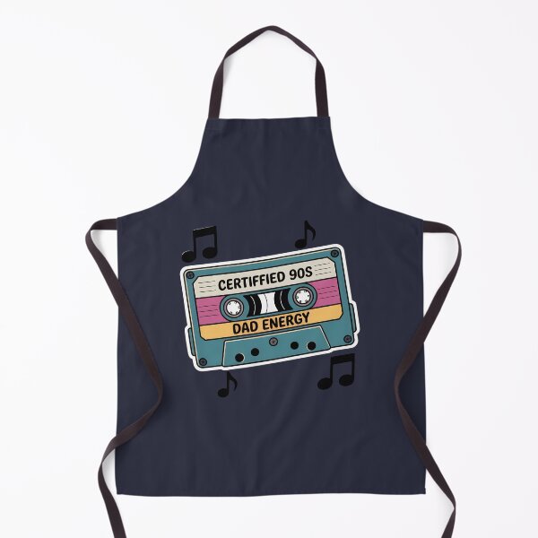 Item preview, Funny Certified 90s Dad Energy Retro Cassette Tape T-Shirt designed and sold by FestivityFinds.