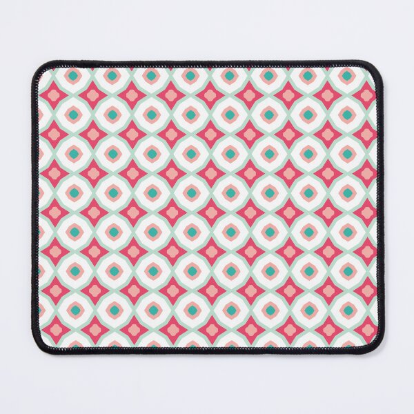 Item preview, Modern Geometric Cube Pattern 04 Pink Mint Composition designed and sold by Stefanie Boike.