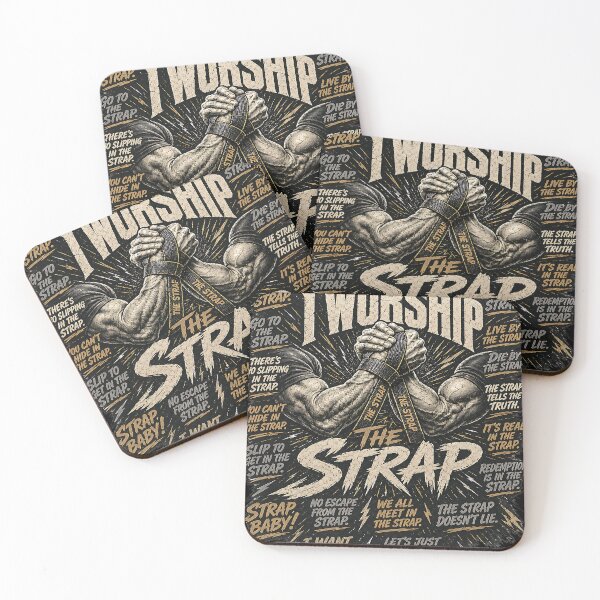 Item preview, Arm wrestling Worship the Strap designed and sold by CoolCrazyQuirky.