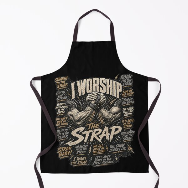 Item preview, Arm wrestling Worship the Strap designed and sold by CoolCrazyQuirky.
