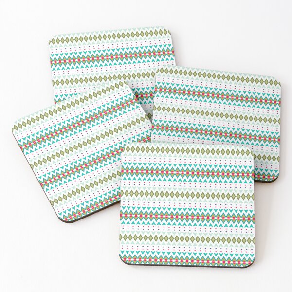 Item preview, Modern Geometric Hearts Diamonds Pattern 03 Color 02 designed and sold by Stefanie Boike.