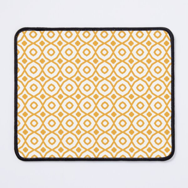 Item preview, Modern Geometric Octagon Line Pattern 01 Sunny Yellow designed and sold by Stefanie Boike.