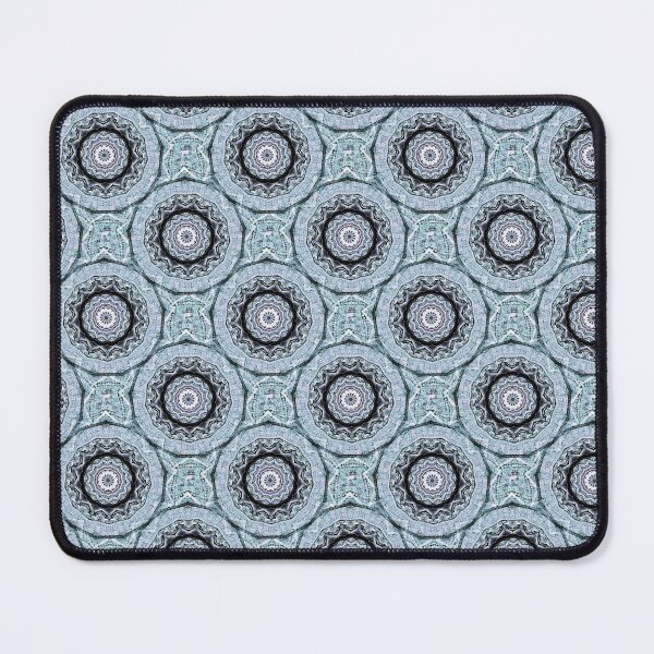 Item preview, Boho Circular Mandala Pattern in Blue designed and sold by Artistestella.