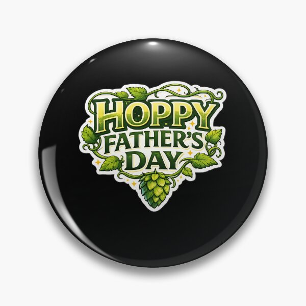 Item preview, Hoppy Father's Day Funny Beer Pun Dad Sticker designed and sold by FestivityFinds.