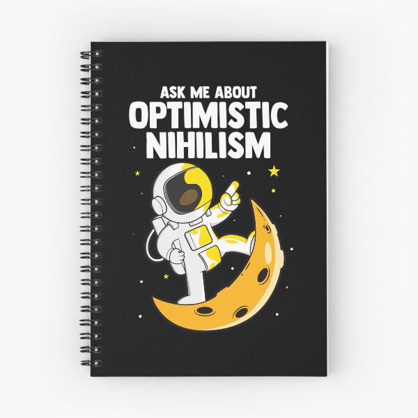 Item preview, Optimistic nihilism astronaut design - nihilist philosophy space art designed and sold by messy-nessie.