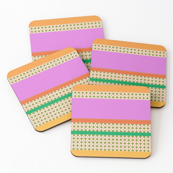 Item preview, Stripes Geometric Cube Pattern Composition Color 03  designed and sold by Stefanie Boike.